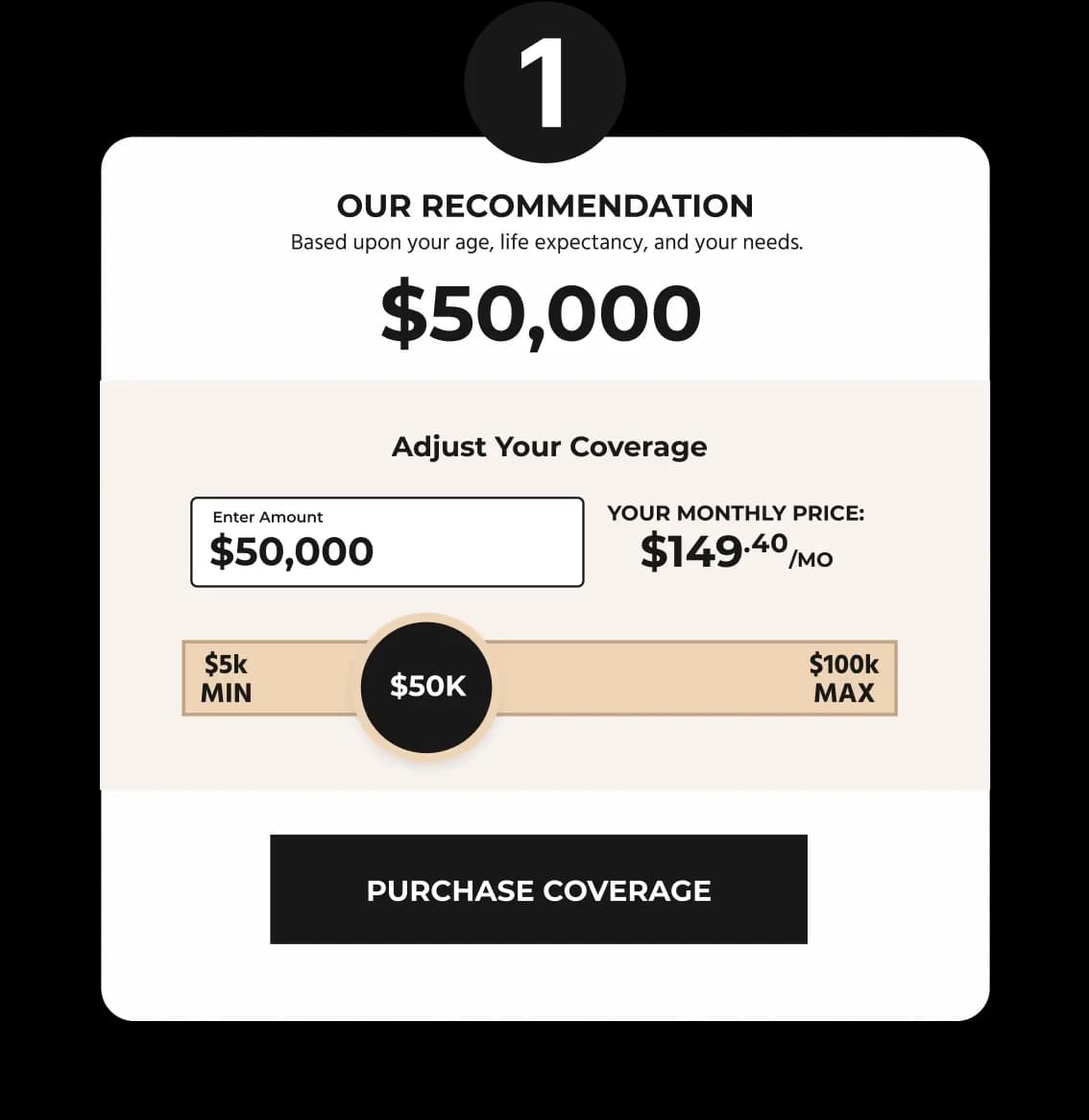 Purchase coverage