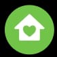 home heart icon